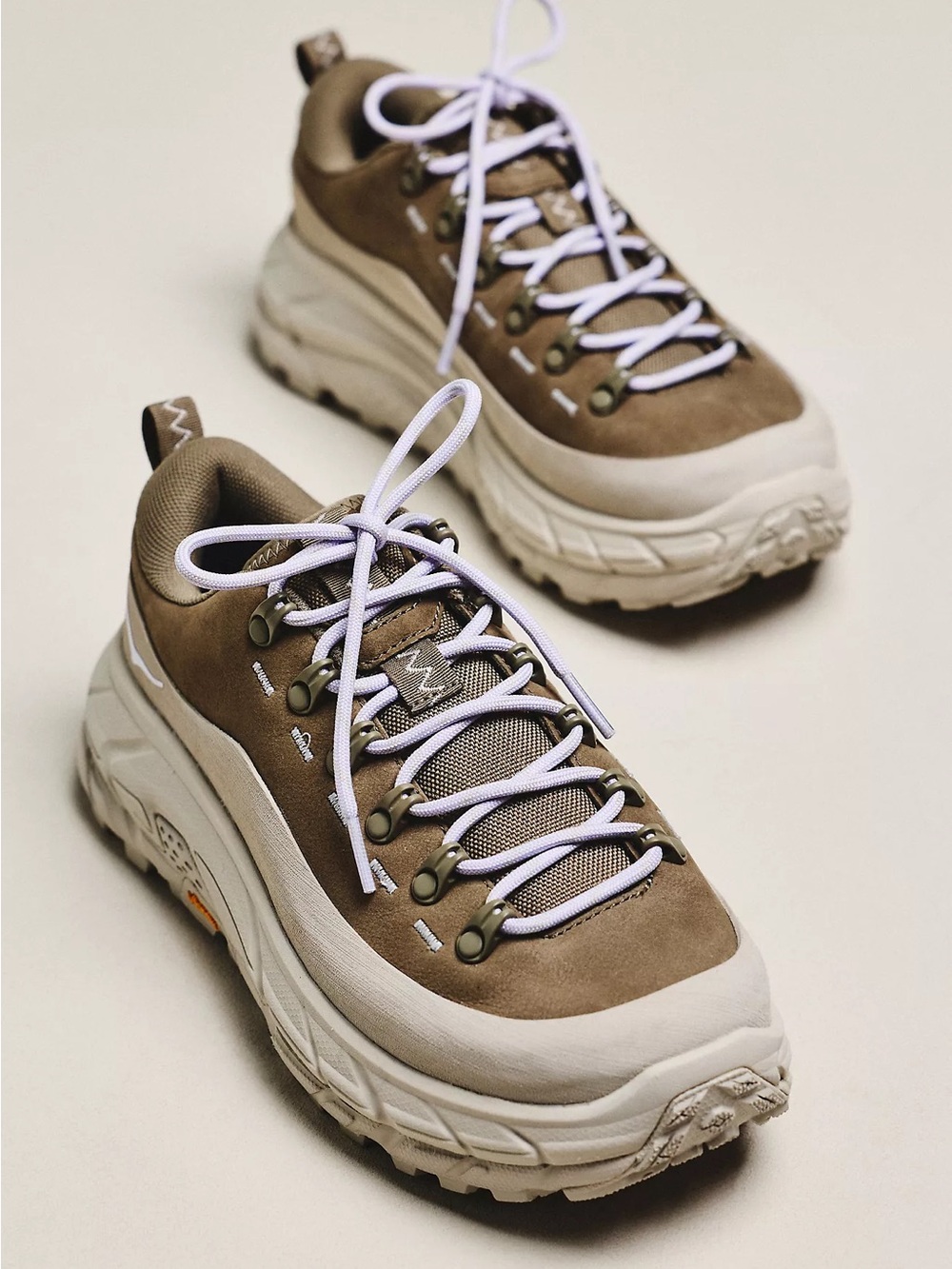HOKA Tor Summit Hiking Sneakers in Light Roast / Putty NWOB